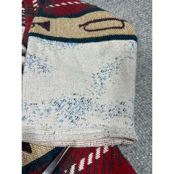 E Clair Designs Jacket Womens OS Blanket Fringe Tapestry Hunting Western Dog - Picture 14 of 16